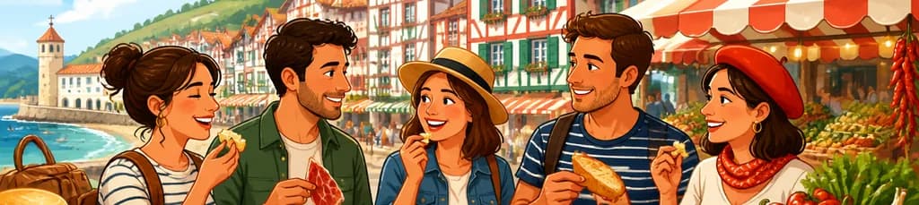 Descubre el País Vasco Francés: Tour Gastronómico por Mercados y Especialidades Locales en Grupo Reducido