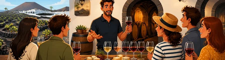 Recorridos para amantes del vino en Bodegas El Grifo, Lanzarote