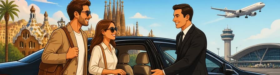 Traslado privado desde el centro de Barcelona hasta el aeropuerto