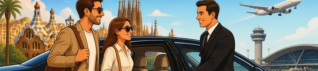 Traslado privado desde el centro de Barcelona hasta el aeropuerto