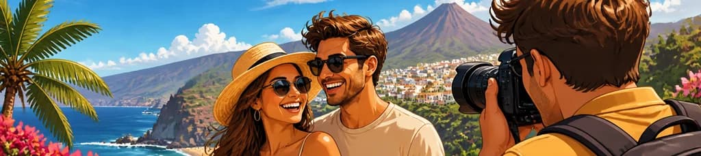 Sesión fotográfica profesional para tus vacaciones en Tenerife