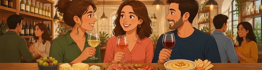 Recorrido privado de 4 horas para degustar vinos y tapas en Madrid