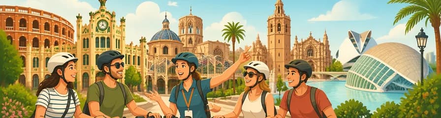 Recorrido guiado en bicicleta eléctrica por Valencia para grupos reducidos