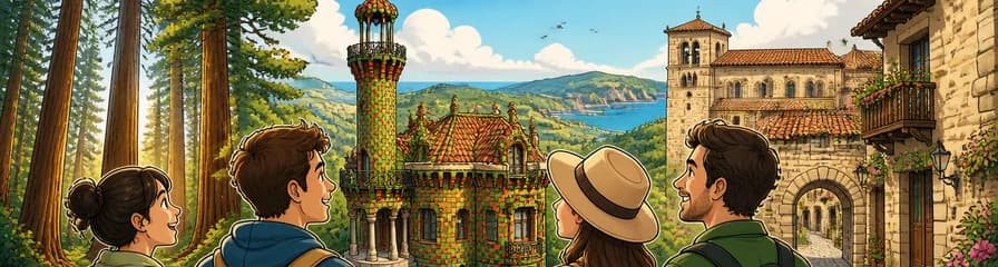 Excursión desde Santander: El Capricho de Gaudí, Santillana del Mar y Bosque de Secuoyas