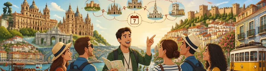 Recorrido guiado de siete días por Castilla y Portugal con salida y regreso en Madrid