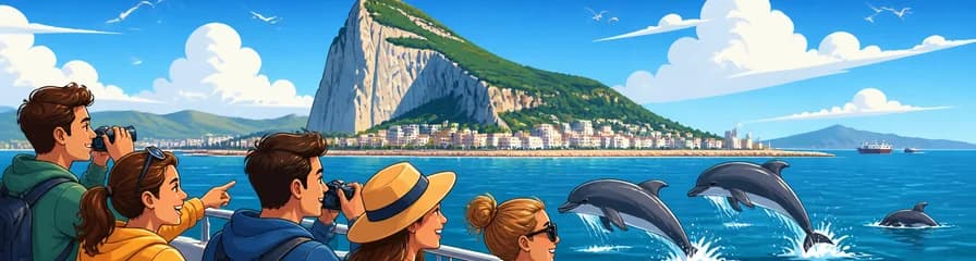 Tour de observación de delfines en Gibraltar con salida desde Jerez