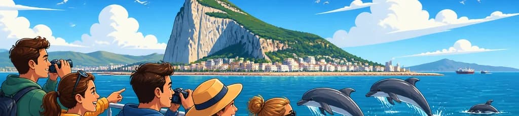 Tour de observación de delfines en Gibraltar con salida desde Jerez