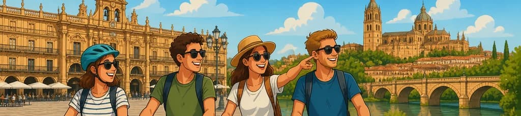 Recorrido en bicicleta por Salamanca disponible en español, neerlandés, inglés o alemán