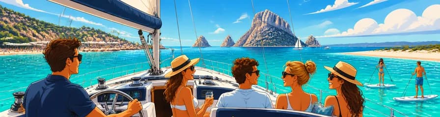 Travesía en velero para admirar la puesta de sol en Ibiza, limitada a seis personas