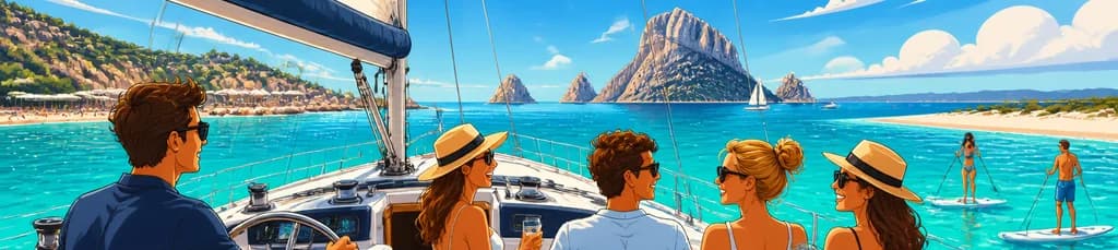 Travesía en velero para admirar la puesta de sol en Ibiza, limitada a seis personas