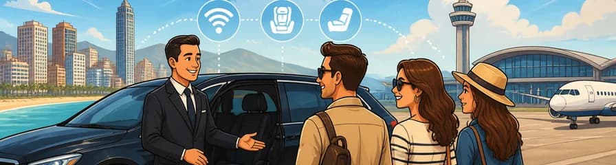 Servicio de traslado privado: Benidorm al Aeropuerto de Alicante para un máximo de 3 pasajeros
