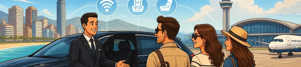 Servicio de traslado privado: Benidorm al Aeropuerto de Alicante para un máximo de 3 pasajeros