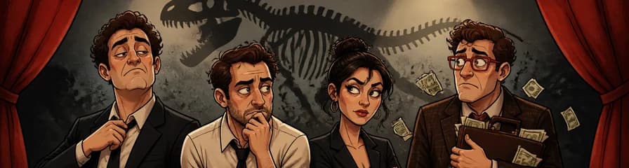 La obra teatral "La Extinción de los Dinosaurios" en el Teatro Lara