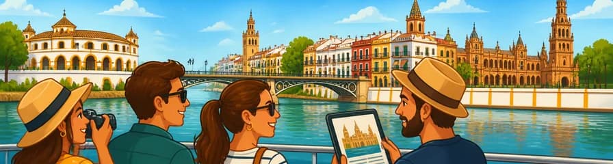 Paseo en barco de una hora por el río Guadalquivir, con vistas al barrio de Triana y un libro electrónico de regalo