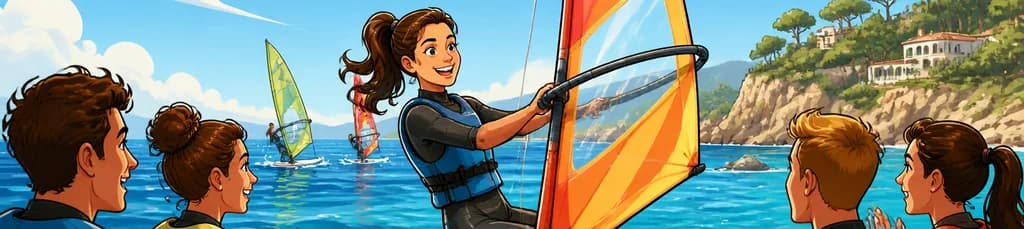 Experimenta el windsurf en la Costa Brava: una sesión de dos horas