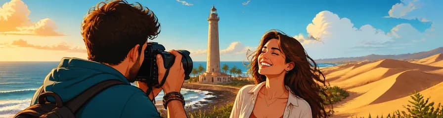 Vive una experiencia fotográfica inolvidable en el faro de Maspalomas