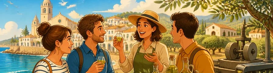 Experiencia de Sabores Mediterráneos en Sitges y Aceite de Oliva