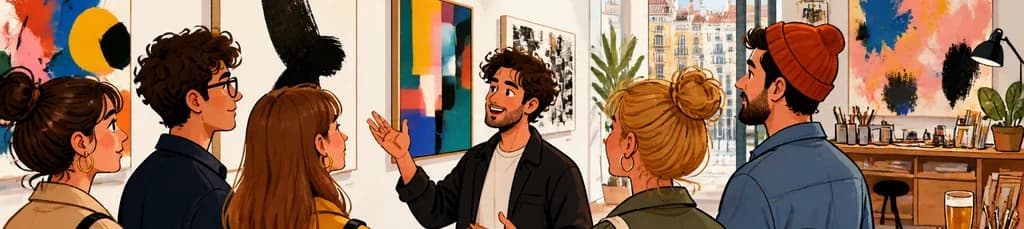Recorrido por las galerías de arte contemporáneo y estudios de artistas en Madrid