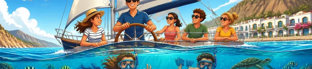 Aventura náutica: navegación a vela y buceo en Gran Canaria (grupos reducidos)