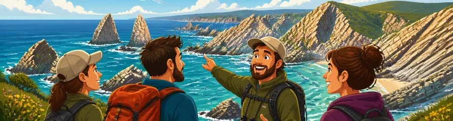 Caminatas escénicas a lo largo de la Costa Quebrada