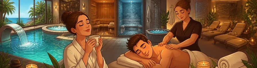 Jornada de bienestar y masaje de espalda relajante en el SPA Eurotel Punta Rotja