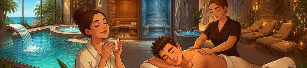 Jornada de bienestar y masaje de espalda relajante en el SPA Eurotel Punta Rotja