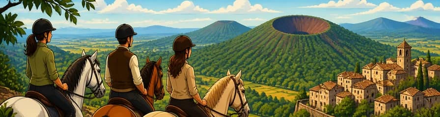 Aventura ecuestre en la Garrotxa: una inmersión en paisajes volcánicos desde Barcelona