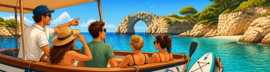 Excursión privada de dos horas en LLAÜT a Caló d’es Moro