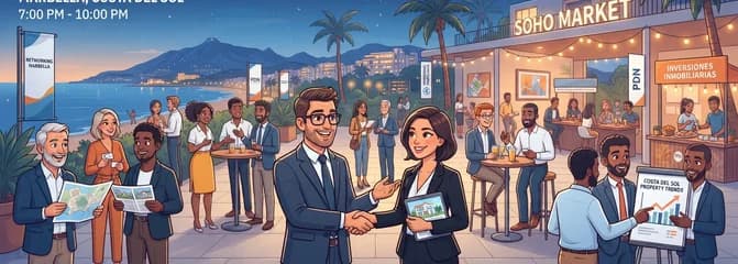 Encuentro de networking para inversores inmobiliarios de Property Deal Network Marbella (PDN)