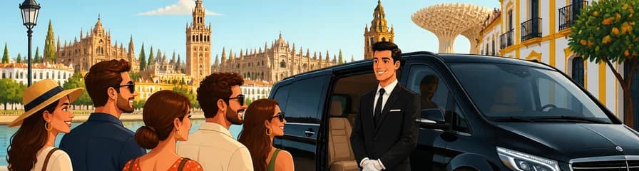 Alquiler de Chofer Privado en Sevilla con Minibuses para un máximo de 8 personas