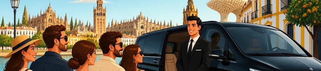 Alquiler de Chofer Privado en Sevilla con Minibuses para un máximo de 8 personas