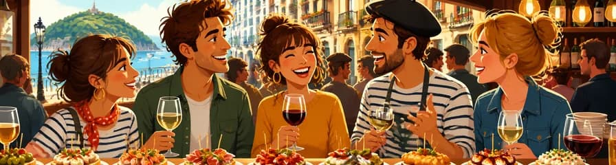 Experimente la gastronomía y los vinos de San Sebastián