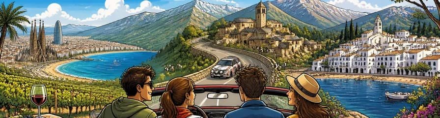 Un recorrido por la costa y las montañas de Cataluña