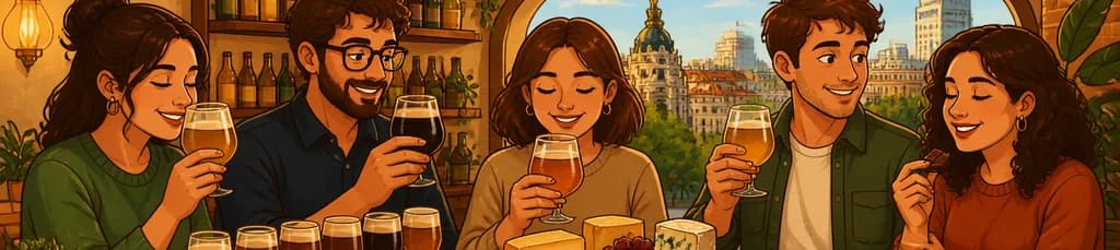 Experiencia de Maridaje: Cervezas Artesanales con Quesos y Chocolate en Madrid