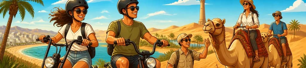 Descubre Gran Canaria: Tour en E-Scooter Chopper y Paseo en Camello por las Dunas de Maspalomas