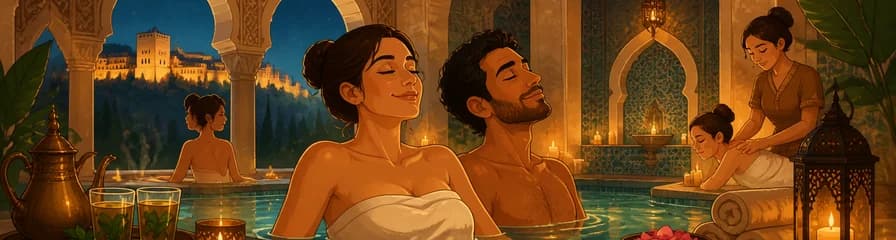 Sumérgete en la Experiencia de Baños Árabes en el Hammam Al Ándalus de Granada