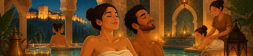 Sumérgete en la Experiencia de Baños Árabes en el Hammam Al Ándalus de Granada
