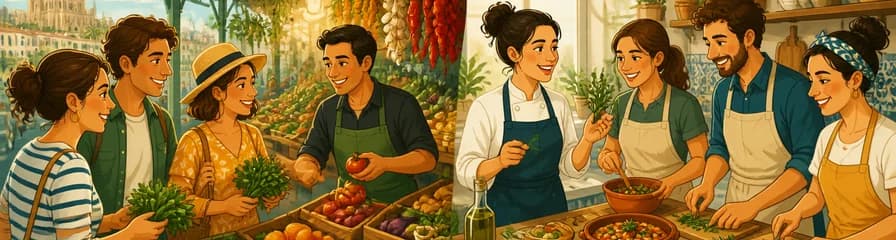 Experiencia culinaria en Palma: recorrido por el mercado y taller de cocina tradicional de cuatro horas