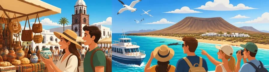 Exploración del mercado de Teguise y la isla de La Graciosa