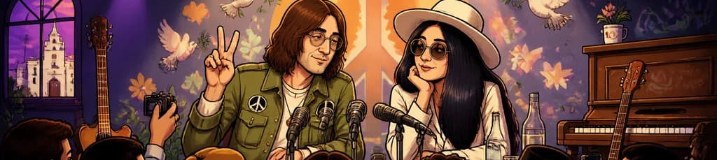 El idilio de John y Yoko