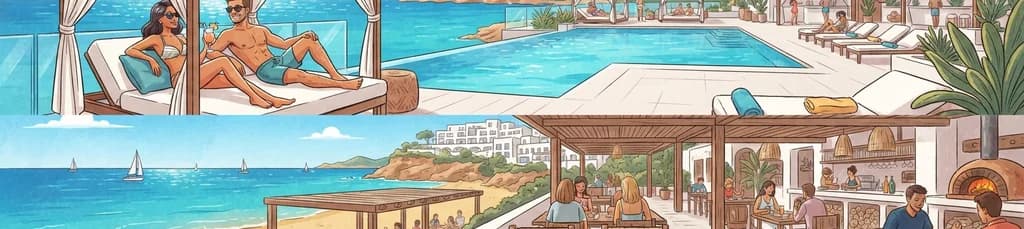 Pase de un día: Desayuno en Bianco Mare y Cama Balinesa en la Azotea