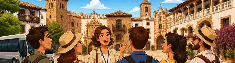 Visita guiada exclusiva al Poble Espanyol de Barcelona con servicio de transporte incluido