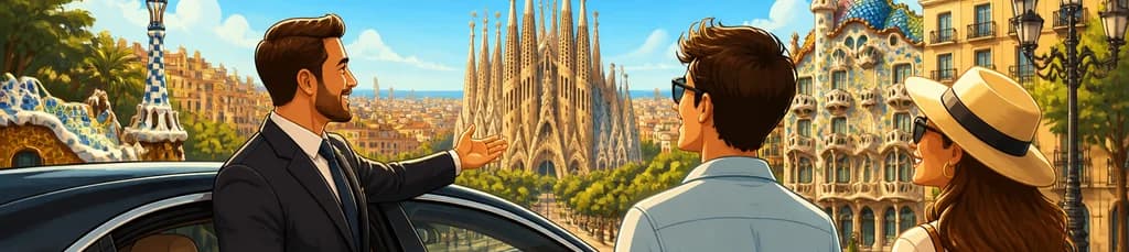 Chófer personal en Barcelona a tu disposición durante cuatro horas