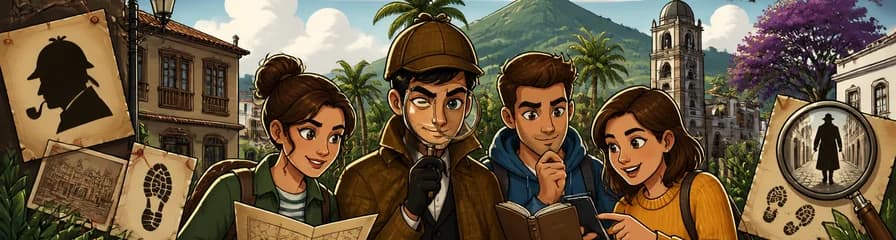 Resuelve el misterio del asesinato de Sherlock Holmes en una aventura autoguiada por Los Llanos de Aridane