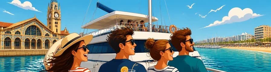 Travesía en catamarán por la Marina de Valencia