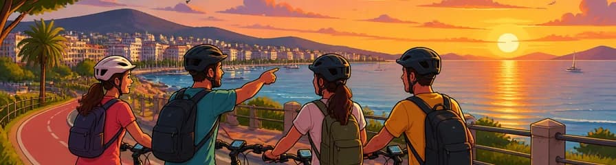 Recorre la costa de Vigo y sus atardeceres en bicicleta eléctrica