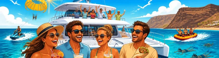 Travesía matutina en el catamarán de lujo Afrikat