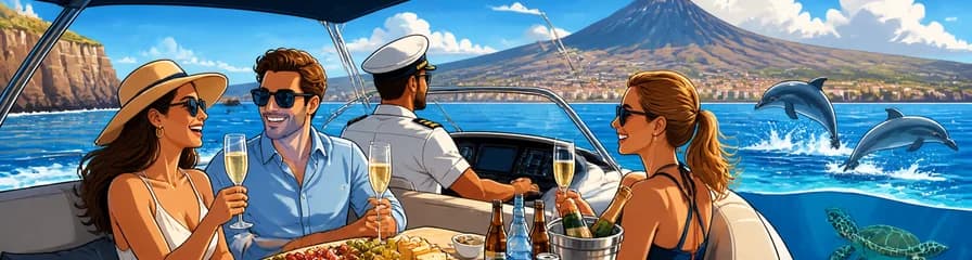 Experiencia de 3 horas en barco privado VIP de lujo en Tenerife