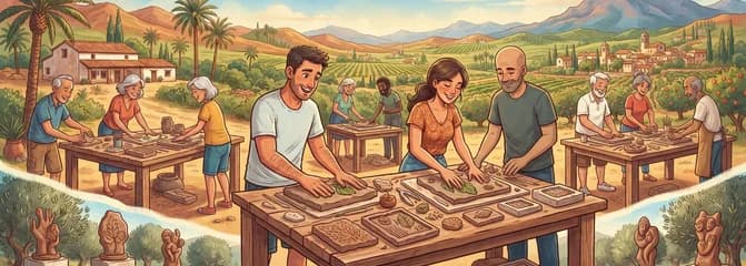 Taller de Escultura: Aprendizaje de Moldeado Directo por Presión del 17 al 21 de Agosto