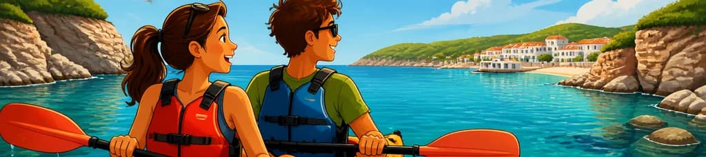 Alquiler de kayaks en Fornells, Menorca